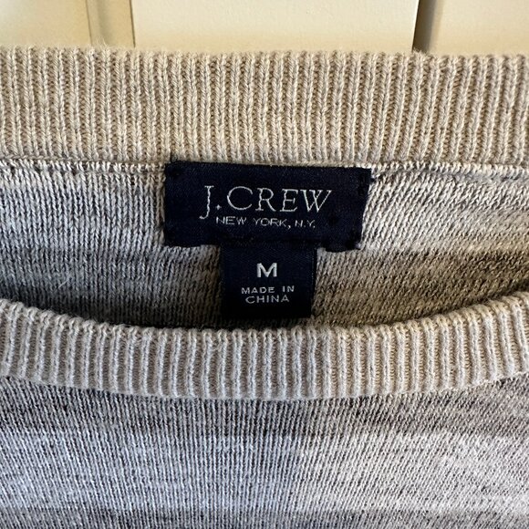 JCREW - Stripped Grey Sweater - Picture 2 of 11
